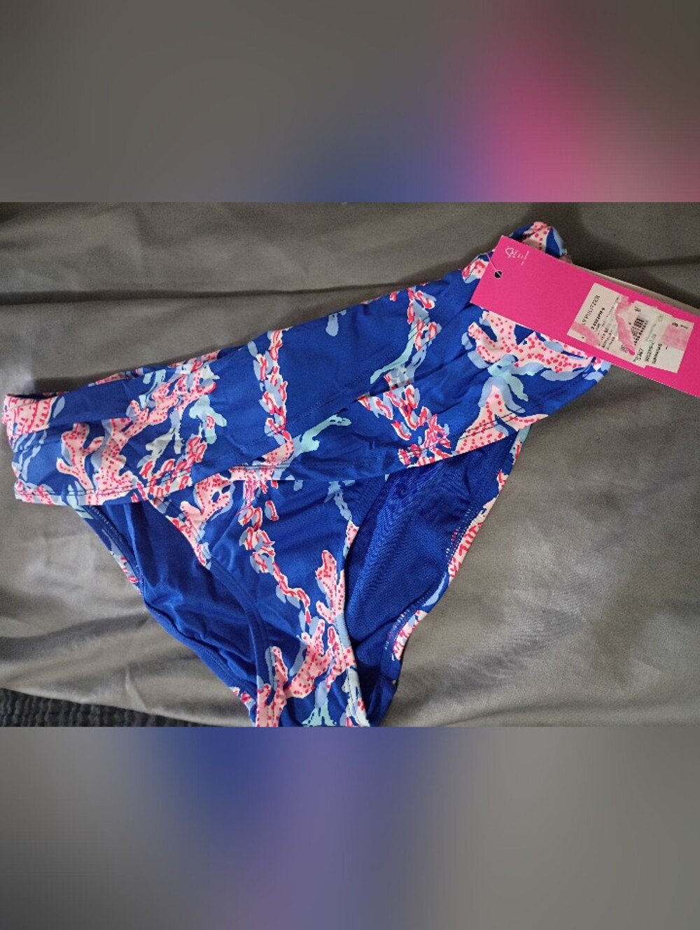 Lilly Pulitzer Blue Coral Print 🪸Swim Bottoms
